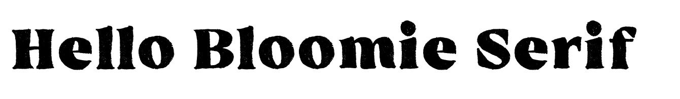 Hello Bloomie Serif